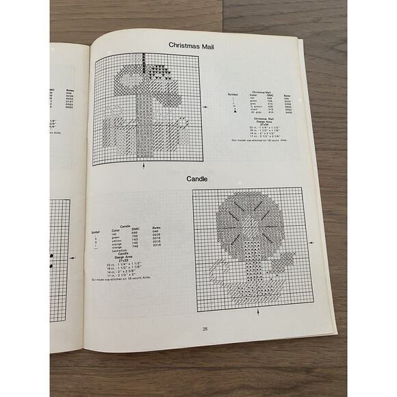 Vintage Kount on Kappie Put Your Heart in Christmas Cross Stitch Book 48 - Picture 9 of 9
